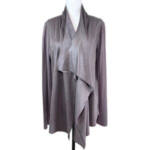 INC International Concepts Faux Suede Waterfall Blazer